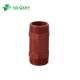 Supply Competitive Pn16 Red Plastic Pipe Fitting PPH Pipe Nipple with SGS Certificate