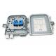 4-8core FTTH outdoor Fiber Distribution Box fiber optic termination box , Water-proof design for outdoor uses.