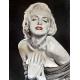 Handmade Marilyn Monroe Mosaic Art Patterns Glass Mosaic Tile Art Mirror For Wall Painting