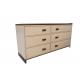 6-drawer wooden dresser credenza for hotel bedroom furniture,hospitality casegoods