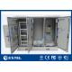 Four Doors Network Enclosure Cabinet IP55 Three Compartment Air Conditioner Cooling
