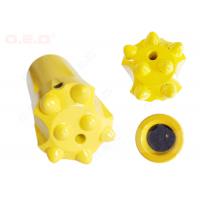8 Button Carbide Drilling Tools , 7 Degree Tapered Button Bit Hex19
