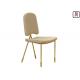 Nordic Velvet Dancing Chair Stainless Steel Restaurant Chairs With Arrowhead Gold Leg