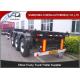 45ft Chassis Container Trailer Three Axles Skeletal Semi Trailer Truck First Axle Lift