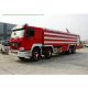 Multi Purpose HOWO 8x4 Fire Pumper Truck With Water Tank 24 Ton For Fire Fighting