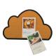 Home Bulletin Cloud Shaped Cork Board Sustainable High Density