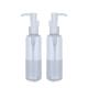 120ml Clear Plastic Makeup Remover Bottle Facial Foam Bottle For Skincare Products