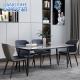 Scratch Resistant Modern Rectangular Dining Tables Rock Slab Household