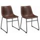 Mid Century Contemporary OEM Leather Dining Room Chairs