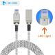 IPhone 7 6 5 6s Plus Led Light USB Cable Male To 8 Pin Male Lightweight Portable