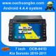 Ouchuangbo car dvd gps stereo Kia Sorento 2010-2011 android 4.4 S160 support iPod USB 1080