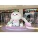 Indoor Large Size Life Size Fiberglass Statues Modern Style For Shopping Mall