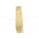 Female Blonde Non Remy Human Hair , Sleek Colorful Hair Extensions Tangle-Free