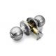 High Security Ball Bed / Bath Door Knob Locks With Satin Stainless Modern Style