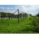 Black Galvanized 3.0m Height Steel Chain Link Fencing 50mm Pitch