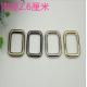 2018 Bag metal accessories 26 mm light gold iron square buckles with hanging plating