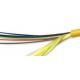 SM Soft Indoor Optical Cable OD 4.5mm GJFJV-6B1 9/125 Yellow Color 6 Core