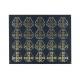 2 Layers FR4 Double Sided PCB High TG Black Double Sided FR4 PCB