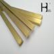 1m Long Copper Flat Bars , Anti Aging Brass Extrusion Profiles