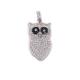 New Design Diamond Animal Jewelry - Owl Shape Diamond Pendant