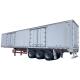CIMC Van Type Semi Box Trailer 3 Axle Foot Dry Van Container Semi Trailer