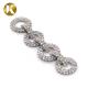 Fashion Elegant Crystal Bridal Shoe Clips 90mm*20mm Rhinestone Decoration