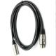 20ft Microphone XLR Cables OFC Copper Conductor Braided Shield Male To Female