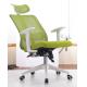 Adjustable Back  Fabric Executive Office Chairs , Green Ergonomic Task Chair