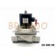 Normal Closed 2 Way 2 Position Solenoid Valve / 2 Inch Stainless Steel Water Valve
