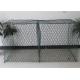 Green PVC Coated Gabion Mesh Basket For River Bank Protection