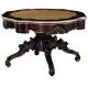 French style round dining table, hand carved luxury dining table