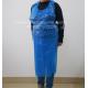 Blue Medical Disposable Polythene Aprons On The Roll , 200Pcs / Roll Packing