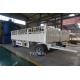 Cargo fence full semi trailer drawbar trailer with side panel