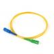 SC UPC APC G652D G657A PVC LSZH Fiber Optic Patch Cord