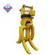 7-12 Ton Excavator Rotating Grapple , Wooden Hydraulic Rotating Grapple