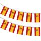 24 Country Teams Europe Flag Bunting 14x21cm Customized Shape