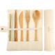 Biodegradable Bamboo Drinking Straws With Cutlery Set For Hot Drinks