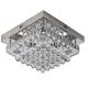 LED Luxury Modern Ceiling Crystal Pendant Light Remote Control Color For Living Room
