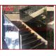 Double Steel Plate Staircase VK15S Railing tempered glass, Handrail b eech Stringer,carbon s