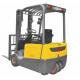 Battery Powered Electric Forklift Truck Three Wheel Type 1.6 Ton One Rear Driving Wheel 1600Kg Alternating Current