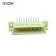 13mm Male DIN41612 Connector 2 Rows 20Pin Vertical Terminals Eurocard Connector