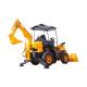 Efficient 4x4 Mini Backhoe Loader Compact Tractor With Loader And Backhoe