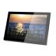 Employee Attendance POE Android Tablet PC With NFC Reader Inwall Mount LED Light