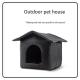 Enclosed And Waterproof Pet Carrier Cage Outdoor Warm And Waterproof Cat Dog Kennel