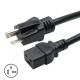 USA 6-20P 3 Prong Extension Cable , C19 Power Cord For Power Supply
