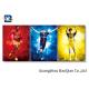 Football Star 3D Poster, 3D Lenticular printing with framed ,3D Lenticular Flip Picture