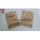 Food Grade Coffee Storage Bags With Zipper Matt Finished Lamination material