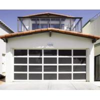 Double Glazing Aluminum Sectional Garage Door Glass Transparent Water Tightness