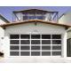 Double Glazing Aluminum Sectional Garage Door Glass Transparent Water Tightness