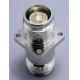 4.3-10 adapter 4.3-10 female to 4.3-10 female with panel mount high quality all brass 50ohm